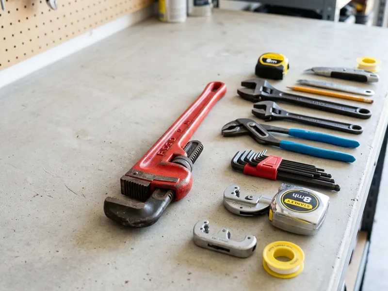 Professional plumbers in Laurel Hill, VA equipped with top-tier tools for residential and commercial plumbing services.
